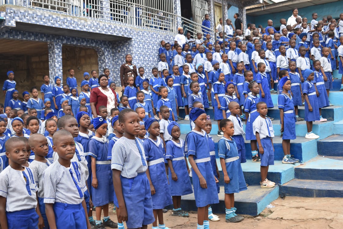 Bettercare pupils during a school gathering